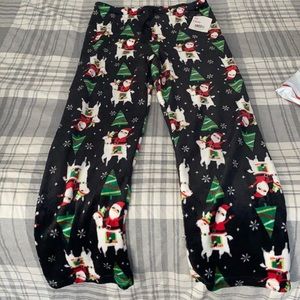 Soft Micro Plush Christmas Pants